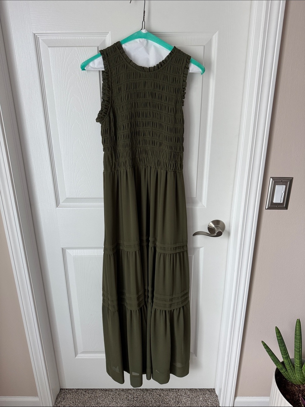 Anthropologie Sleeveless Somerset Maxi Dress